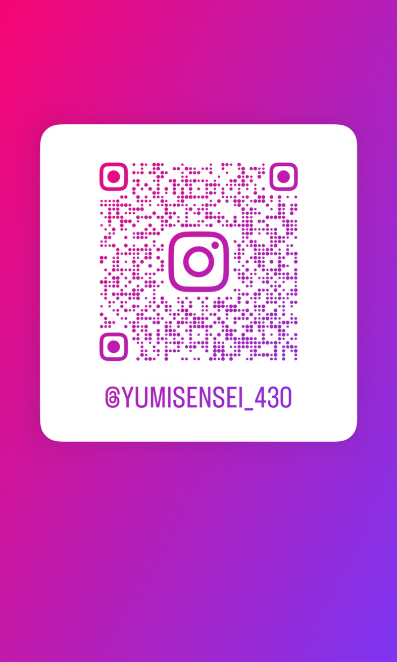 Instagram QRコード @yumisensei_430